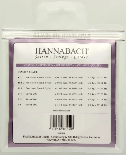 Hannabach 900 MHT Klasik Gitar Teli 2