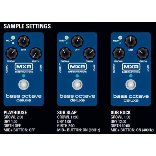 MXR M288 Bass Octave Deluxe Pedalı 3