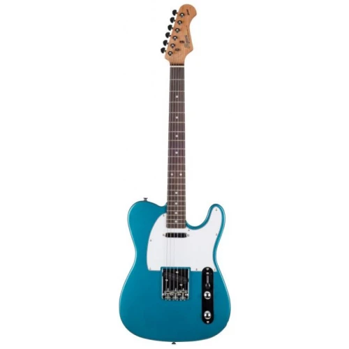Kozmos KTL-ALDSS-GRWN-LPB SS Cilalı Sap Gülağacı Klavye Lake Placid Blue Elektro Gitar 2