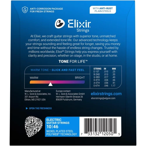 Elixir Nickel Polyweb Light Elektro Gitar Teli(10-46) 2