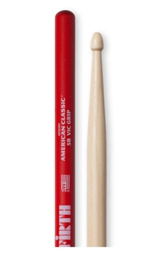 BAGET(ÇİFT) VIC 5B GRIP, HICKORY, 0.595"x16", MEDI 1