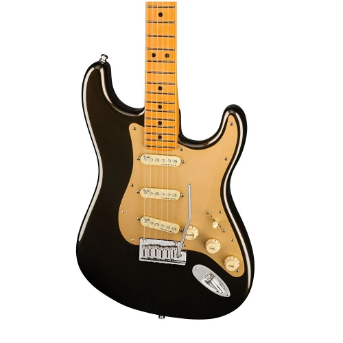 Fender American Ultra Stratocaster Akçaağaç Klavye Texas Tea Elektro Gitar 3