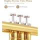Eastar ETR-380 Standard Si Bemol Trompet (Golden) 3