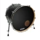 EVANS BD22RONX 22" DERİ RESONAT KİCK SİYAH KUMLU ÖN RİNGLİ TEK KAT 3