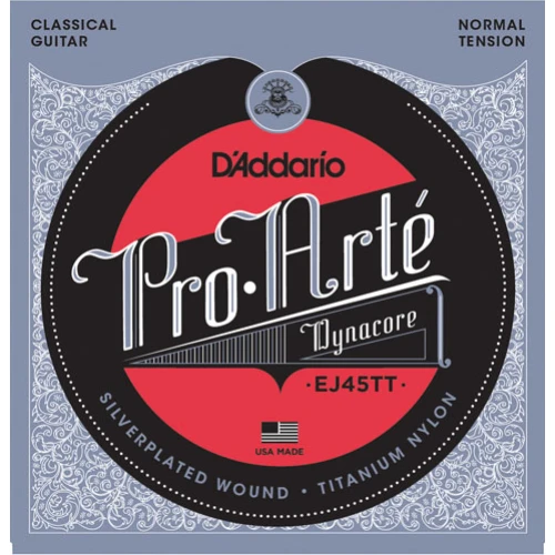 D’Addario EJ45TT Pro-Arte Klasik Gitar Tel Seti Dynacore Titanium Normal Tension 3
