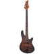 Schecter C-4 Standard Bas Gitar (Tobacco Burl) 1
