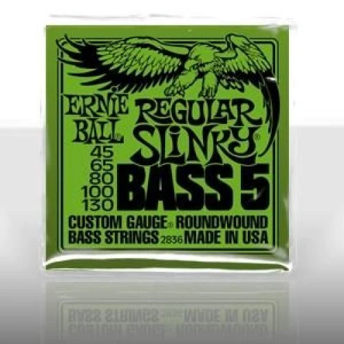 Ernie Ball P02836 Regular Slinky Nickel 45-130 (5 Telli) Bas Gitar Teli 3