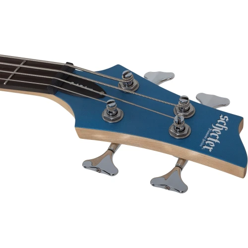 Schecter C-4 Deluxe Bas Gitar (Satin Metallic Blue) 6