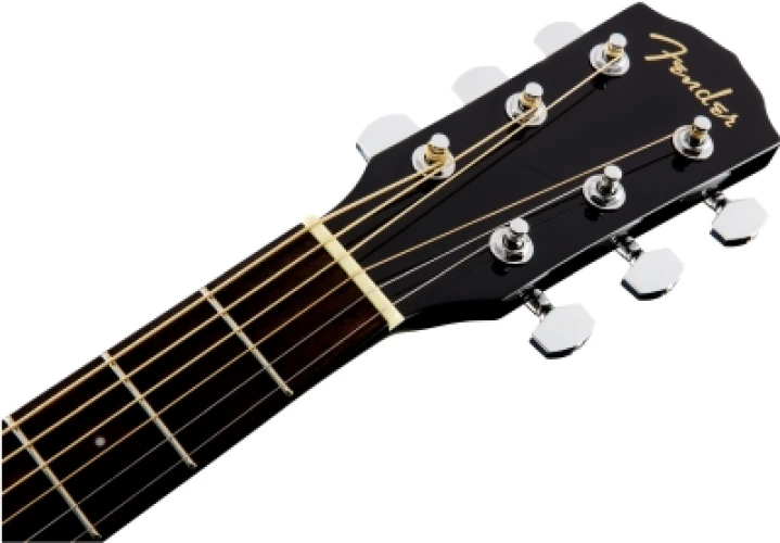 Fender CD-60SCE Dreadnought Black Elektro Akustik Gitar 5