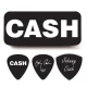 Jim Dunlop Johnny Cash Bold 6lı Pena Seti (Heavy) 1