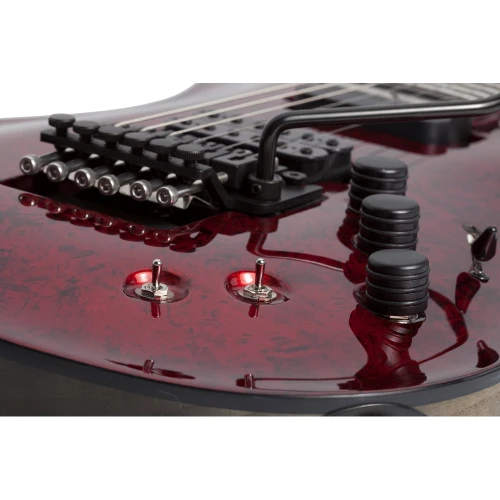 Schecter C-1 FR S Elektro Gitar (Apocalypse Red Reign) 4