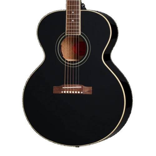 Epiphone IGC J-180 LS Acoustic Guitar (Ebony) 3