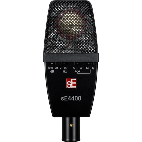 sE Electronics sE4400 Large-Diaphragm Multi-Pattern Condenser Mikrofon (Siyah) 1
