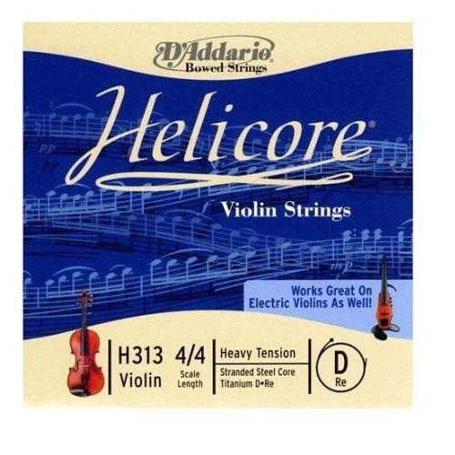 DADDARIO H313H KEMAN TEK TEL, HELICORE, 4/4, D-(RE), HEAVY 2