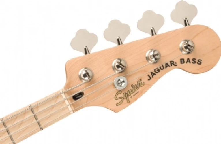 Squier Affinity Jaguar Bass H Akçaağaç Klavye Black Bas Gitar 5