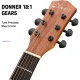 Donner DAG-1CE Elektro Akustik Gitar Paketi (Natural) 4