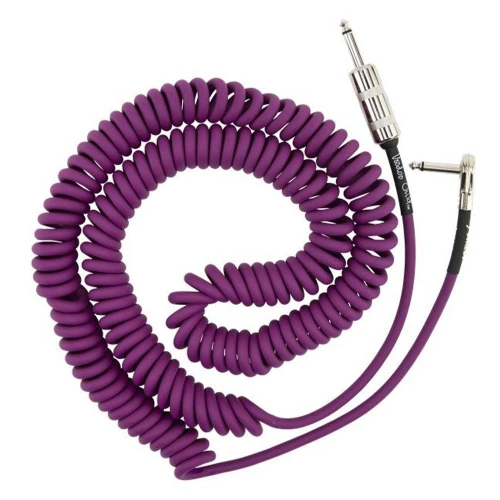 Fender Hendrix Voodoo Child Coil Düz/L Uçlu 9m Purple Enstrüman Kablosu 2