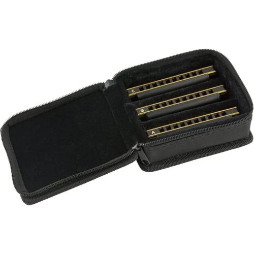 Fender Blues DeVille 3 Adet Çantalı C G A Mızıka Seti 2