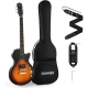 Donner DLP-124S LP Elektro Gitar Paketi (Sunburst) 1