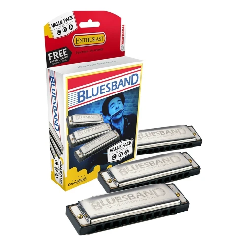Hohner Blues Mızıka Seti (Do-Sol-La Majör) 1