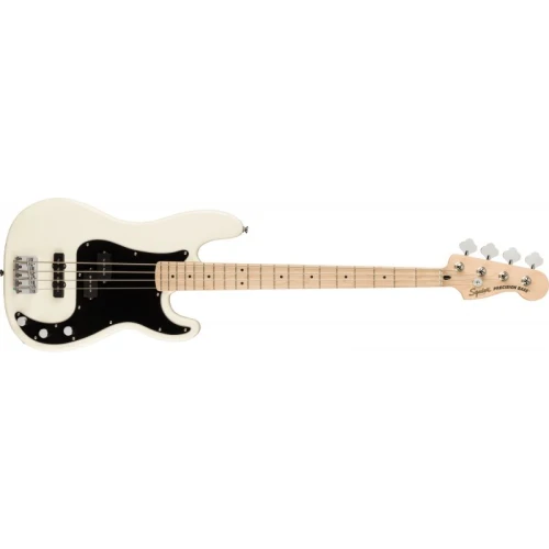 Squier Affinity Precision Bass PJ Akçaağaç Klavye Olympic White Bas Gitar 1