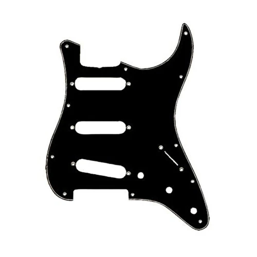 Fender Pickguard Stratocaster S/S/S 11-Hole Mount B/W/B 3-Ply Pickguard 2