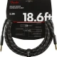 Fender Deluxe Düz/Düz Uçlu 5m Siyah Tweed Enstrüman Kablosu 1