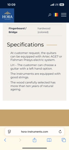 Hora Marka Klasik Gitar Hiç Kullanılmadı 6