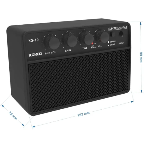 Flanger KG-10 Şarjlı Elektro Gitar Amfisi 4