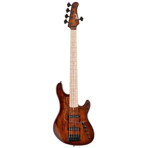 Cort GB-Fusion5 ABB Bas Gitar – 5 Telli, Çantalı, Antique Brown Burst 2