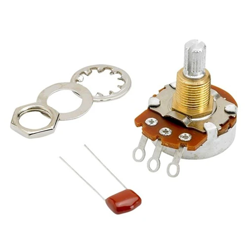 Fender 500K Split Shaft Potentiometer Vol or Tone Yedek Parça 2