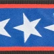 PLANETWAVES 50PLA10 GİTAR ASKISI, 50MM, LOCK-STARS STRIPES 3