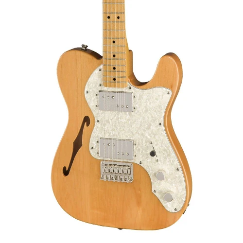 Squier Classic Vibe 70s Telecaster Thinline Akçaağaç Klavye Natural Elektro Gitar 4