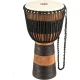 Meinl ADJ3-L+BAG African Style Rope Tuned Series Large 12" Djembe (Brown/Black) 1