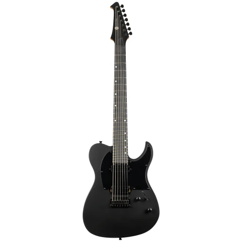 Spira T-407 MBK 7 Telli Elektro Gitar (Mat Siyah) 1