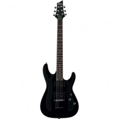 Schecter Omen 6 Elektro Gitar (Gloss Black) 2