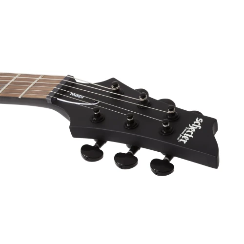 Schecter Damien-6 Elektro Gitar (Satin Black) 6