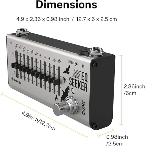 Donner EQ Seeker 10 Band EQ Pedalı 5