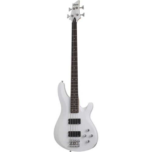 Schecter C-4 Deluxe Bas Gitar (Satin White) 2