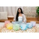 Meinl Sonic Energy 7-Parça Marble Crystal Singing Bowl Chakra Set (B4, A4, G4, F4, E4, D4, C4, 432 Hz) 3