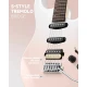 Donner DMT-66 Elektro Gitar (Pink-White Gradient) 3