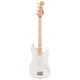 Squier Sonic Bronco Bass Akçaağaç Klavye WPG Arctic White Bas Gitar 1