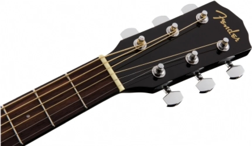 Fender CD-60S Dreadnought Black Akustik Gitar 6