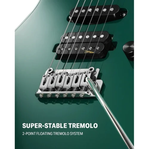 Donner DST-700 Elektro Gitar (Yeşil) 5