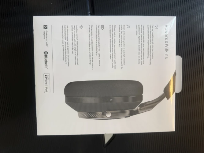 Bowers&Wilkins PX8 ANC Gürültü Engelleyici Kablosuz Bluetooth Hi-Fi Kulak Üstü Kulaklık Siyah 3