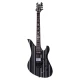 Schecter Synyster Custom-S FR Elektro Gitar (Gloss Black & Silver Pin Stripes) 1