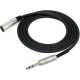KIRLIN MP-483PR-3M-BK 3 Metre XLR-TRS Stereo Kablo 1