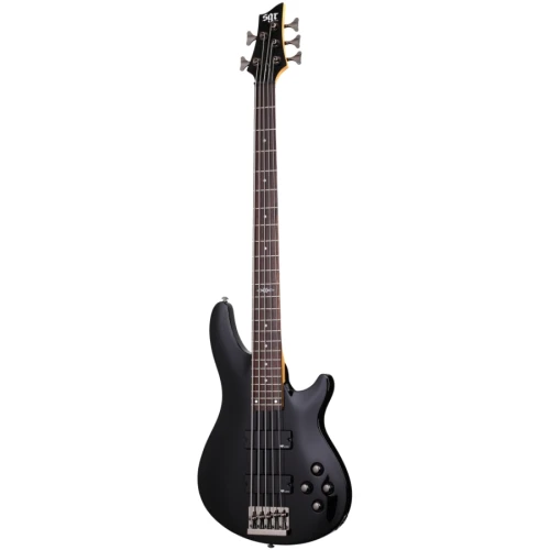 Schecter C-5 SGR Bas Gitar (Gloss Black) 1