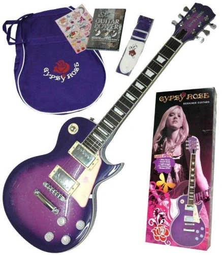 VALENCIA GRE2KCPP ELEKTRO GİTAR GYPSY ROSE SET (GIGBAG, STRAP, STICK 1