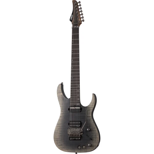 Schecter Banshee Mach-7 FR S 7 Telli Elektro Gitar (Fallout Burst) 1